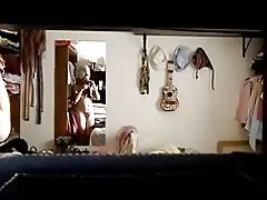 Caméra cachée, épouse mexicaine s'habiller après bath(2)